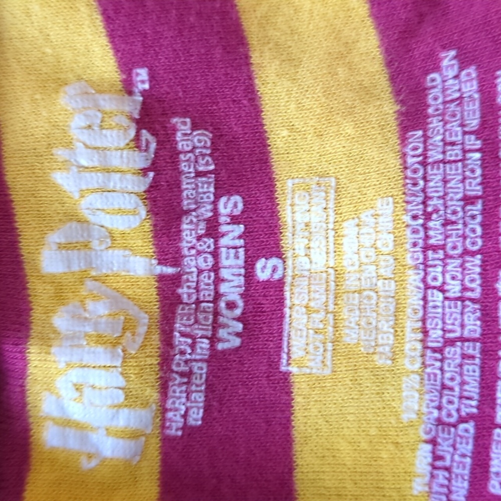 Harry Potter T-shirt and pant size S color Red, yellow - Picture 7 of 8